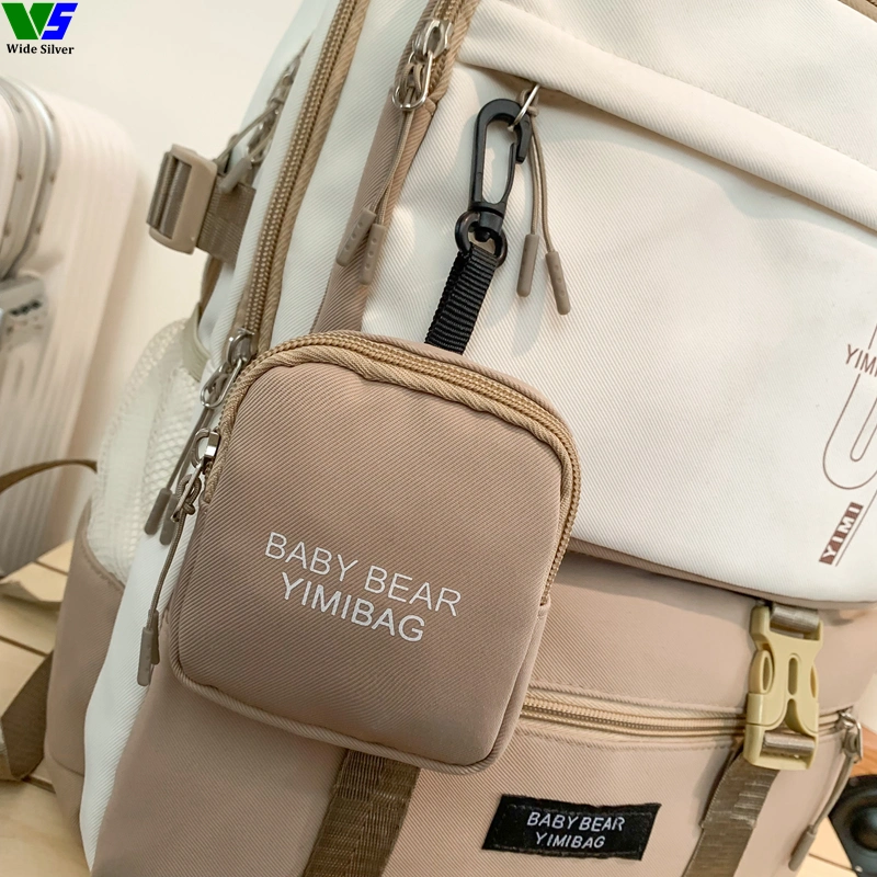 Wide Silver Hot Sale New Design Fashion Trend Backpack Girl Daily 2023