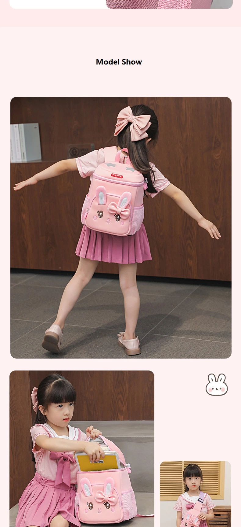 Best Manufacturer Price Kids School Bag Cute Appearance Nursery School Backpack