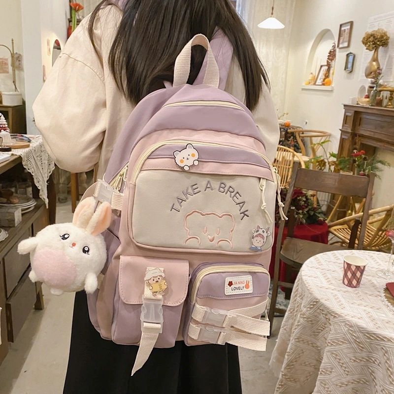 Fashion Cute Animal Printing Travel Casual Backpack for Students Teenagers Women Men Girls Boys