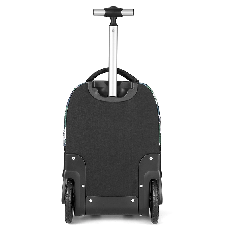 Multi-Use School Bags Wheeled Trolley Backpack with 2 Wheels Kids Trolley Bag
