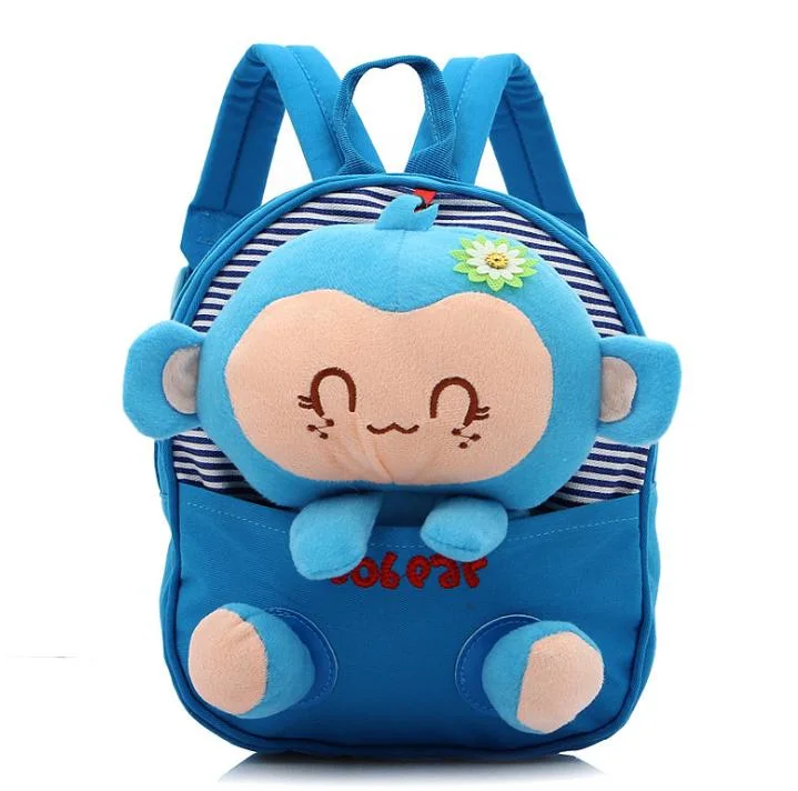 Fashion Waterproof Cute Funny Monkey Small School Toddler Backpack Children Kids Bag Backpack for Boy Girl