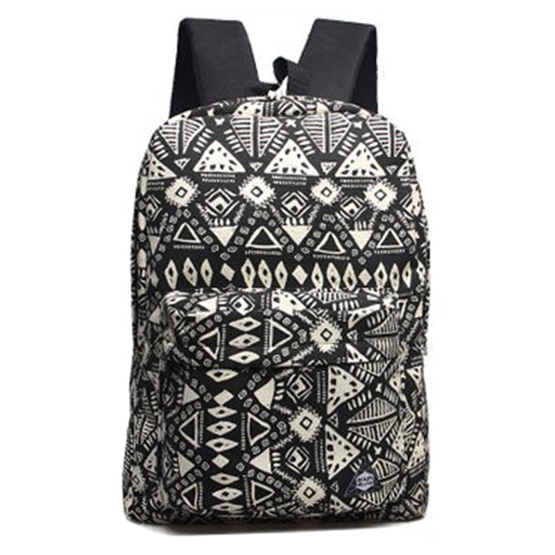 Totem Pattern External Frame Trendy Bag Backpacks