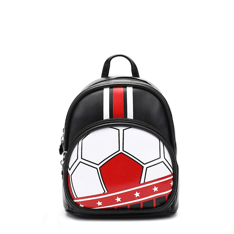 Olang Kids Cartoon Small Bags Children School Backpack with Football Image Print Bagpack Bookbag for Boy Students