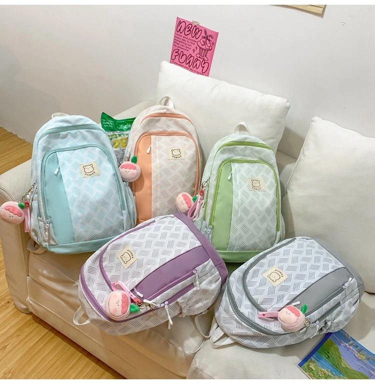 Wholesale Ins Fashion Cute Cheap Student Simple Lightweight Large Capacity Backpack