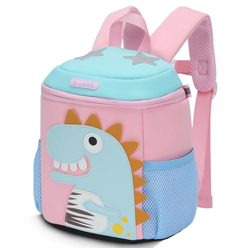 China Factory Dinosaur Bag for Children Backpacks Kindergarten Baby Boys and Girls School Anti-Lost Cartoon Bag