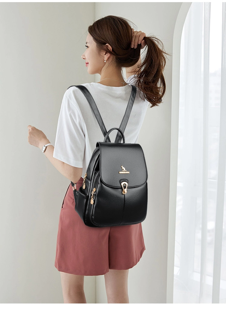 Wide Silver New Small Backpack for Women School Bag Cute Back Bag