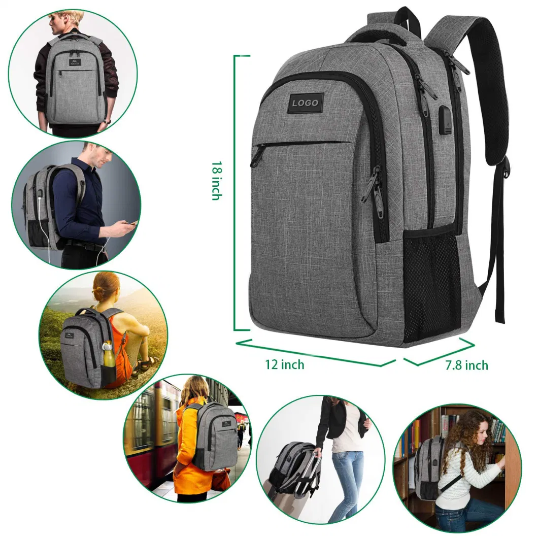 Fashion Business School Sport Computer Laptop Bag Travel Backpack