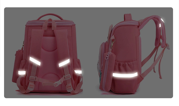 Lightweight Cute Rabbit Print Nylon School Backpack Bags Popular Backpack for Kids