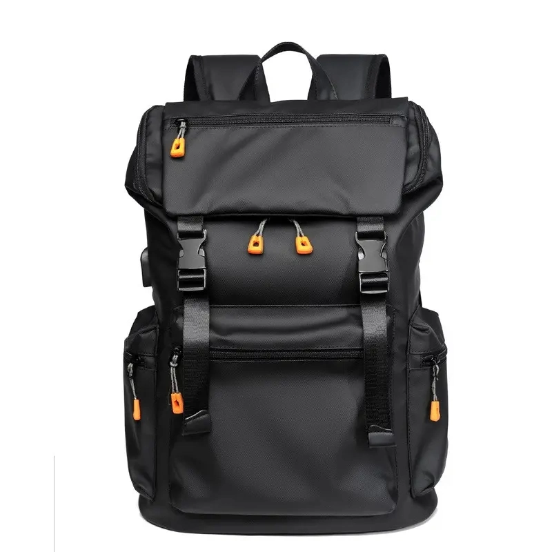 Men&prime;s Business Casual Large Capacity Backpack Travel Computer Junior High School Student Schoolbag Backpack