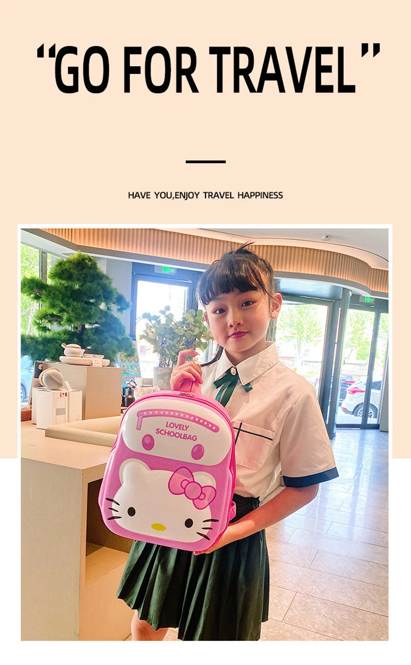 3D Kids Schoolbag Kindergarten Cartoon Backpack for Baby Boys Girls Children School