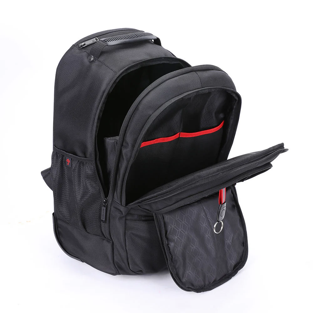 2023 Wholesale Backpack with Wheels Compartment Travelling Custom Waterproof Trolley Laptop Backpack