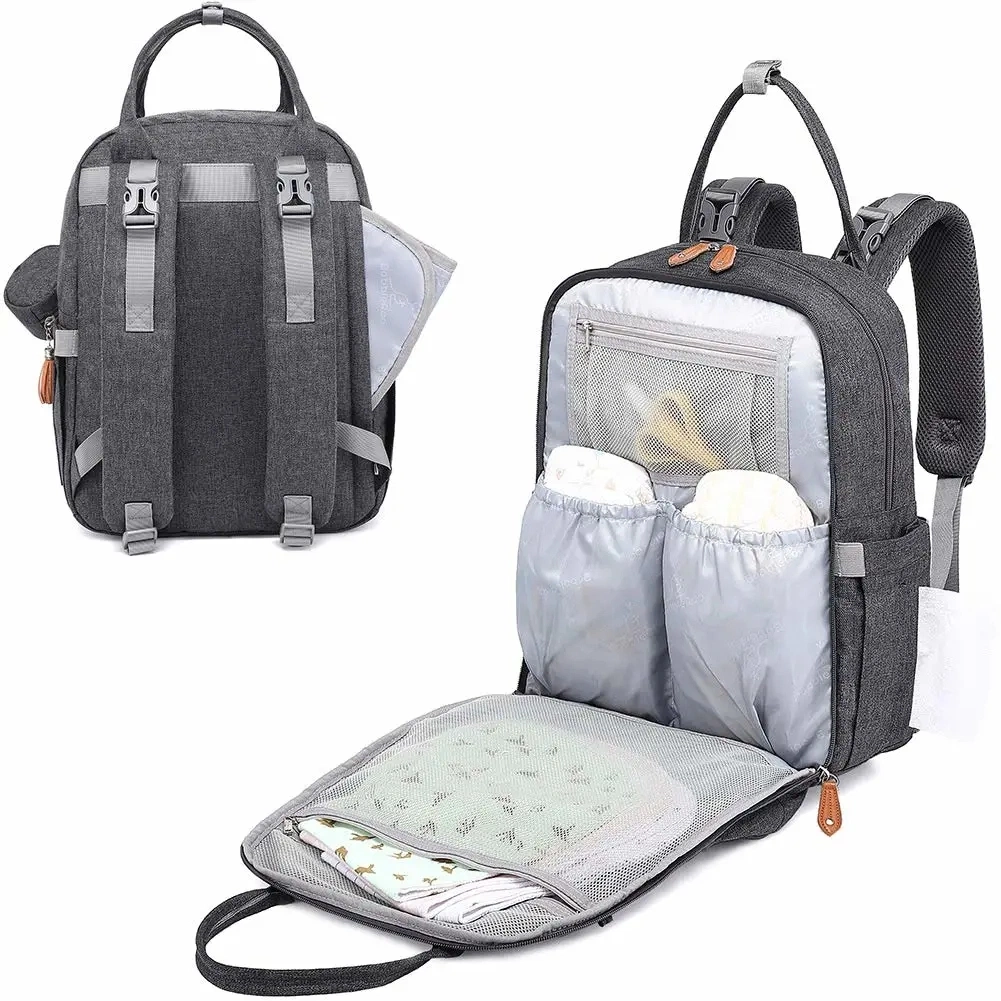 Best Seller Waterproof Nappy Diaper Bag Backpack with Changing Pad Outdoor Baby Stroller Organizer