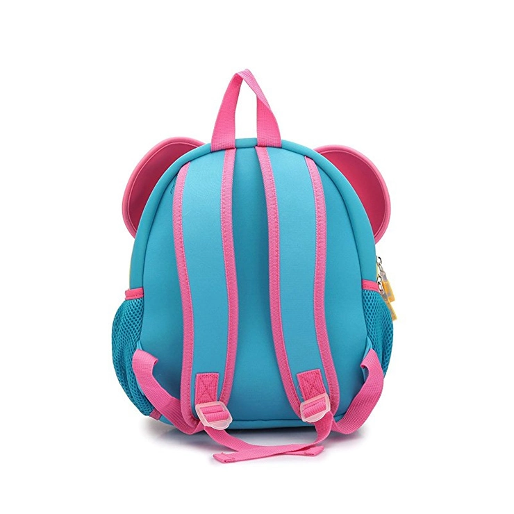Neoprene Waterproof Children&prime; S School Travel Bag Waterproof Kids Cartoon Animal Backpack School Backpack Kids Cute Mini Lunch Picnic Bag