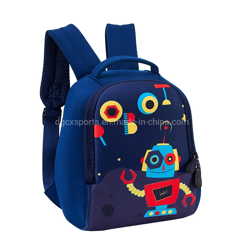 High Quality SBR Material Waterproof Neoprene Kids Backpack Animal Children School Bag Boys Girls Toddlers Daily Backpack Bag