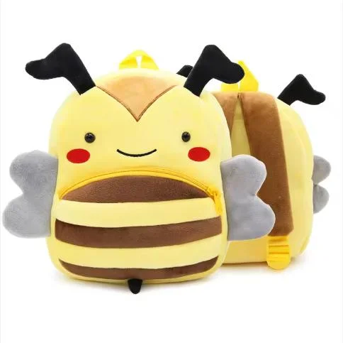 Wholesale Cheap Cute Cartoon School Bag Animal Plush Backpack Children Kids Backpack