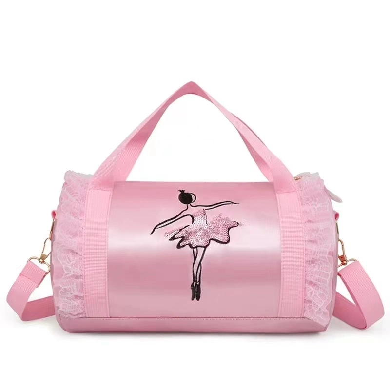 Cute Hot Selling Custom Popular 2023 New Arrivals Dance Accessories Girls Fashionable Pink Ballet Bag for Kids