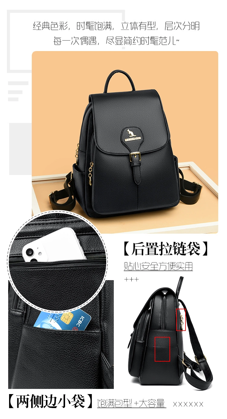 Wide Silver New Design Promotion Backpack Designer Backpack School Bags for Girls