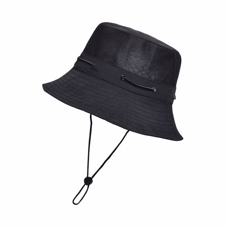 Summer Quick Dry Sun Protection Bucket Hat for Men and Women Outdoor Fishing Hiking Breathable Sun Hat with Wide Brim Face Shielding Bucket Hat