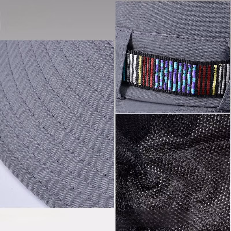 Spring Summer Fashion Ribbon Bucket Hat for Men and Women Wide Brim Outdoor Fishing Hiking Sun Hat UV Protection Stylish Sun Hat Bucket Hat