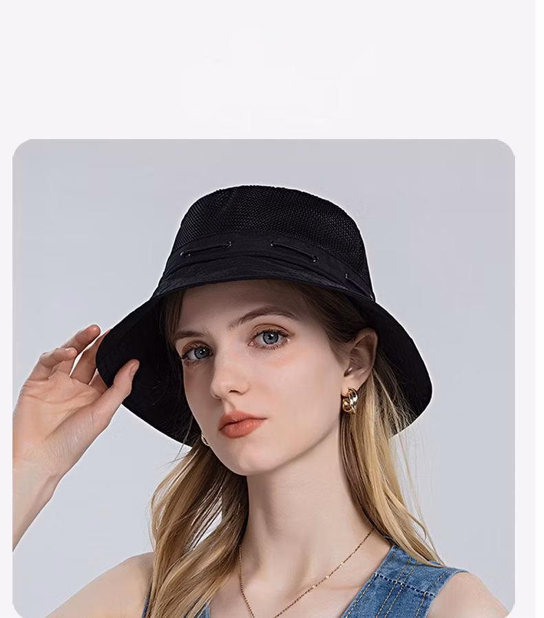 Summer Quick Dry Sun Protection Bucket Hat for Men and Women Outdoor Fishing Hiking Breathable Sun Hat with Wide Brim Face Shielding Bucket Hat