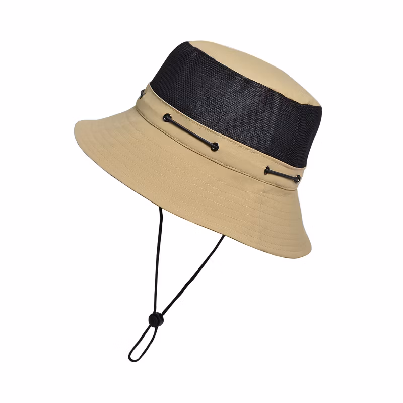 Summer Quick Dry Sun Protection Bucket Hat for Men and Women Outdoor Fishing Hiking Breathable Sun Hat with Wide Brim Face Shielding Bucket Hat