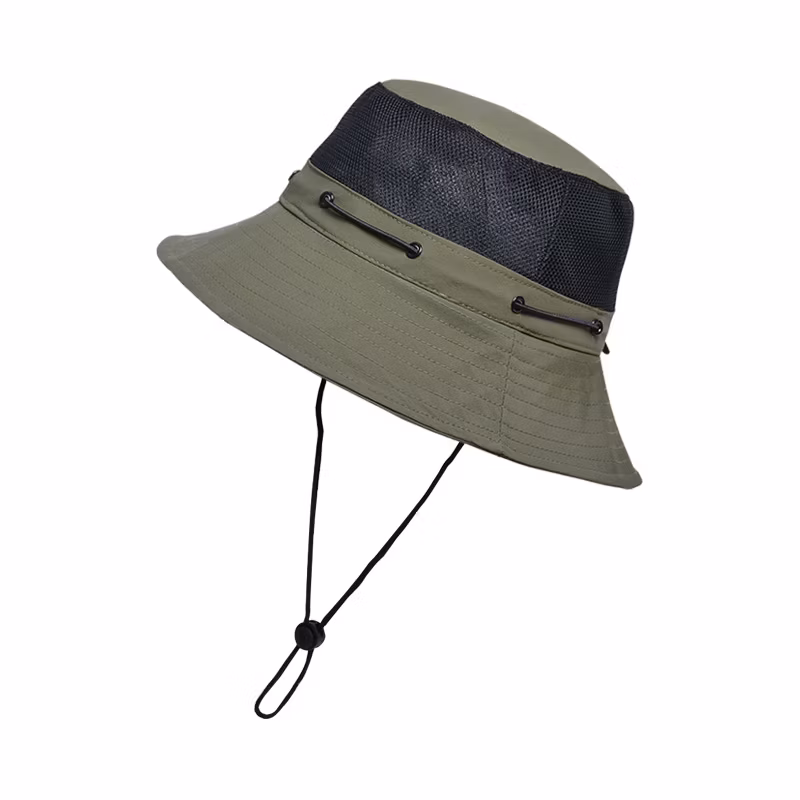 Summer Quick Dry Sun Protection Bucket Hat for Men and Women Outdoor Fishing Hiking Breathable Sun Hat with Wide Brim Face Shielding Bucket Hat