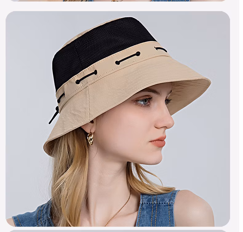Summer Quick Dry Sun Protection Bucket Hat for Men and Women Outdoor Fishing Hiking Breathable Sun Hat with Wide Brim Face Shielding Bucket Hat