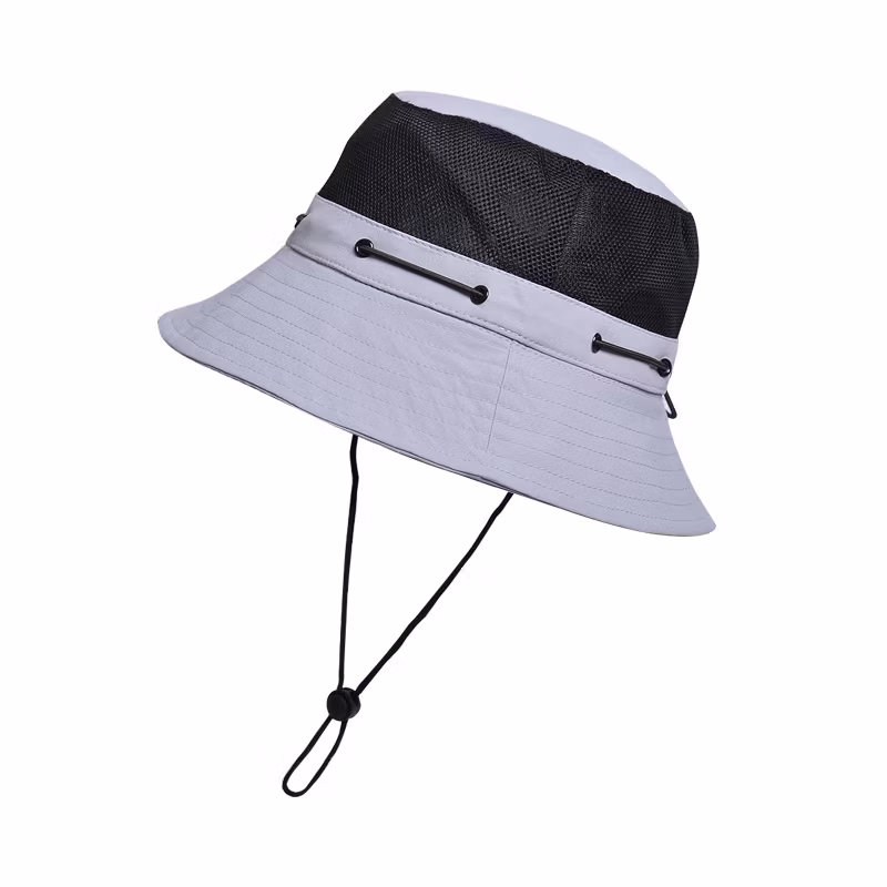 Summer Quick Dry Sun Protection Bucket Hat for Men and Women Outdoor Fishing Hiking Breathable Sun Hat with Wide Brim Face Shielding Bucket Hat
