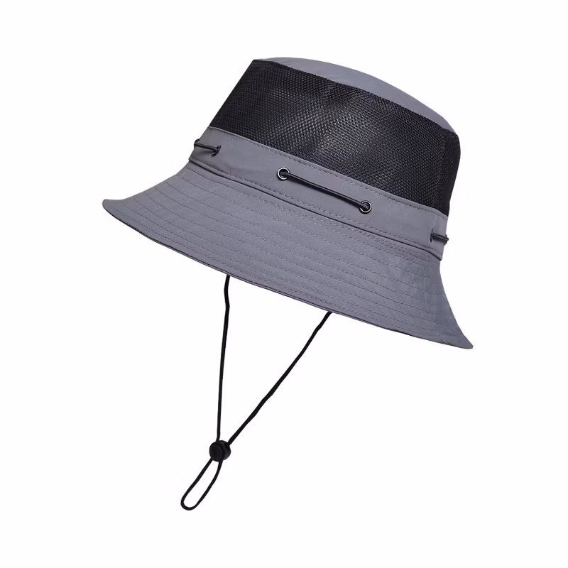 Summer Quick Dry Sun Protection Bucket Hat for Men and Women Outdoor Fishing Hiking Breathable Sun Hat with Wide Brim Face Shielding Bucket Hat