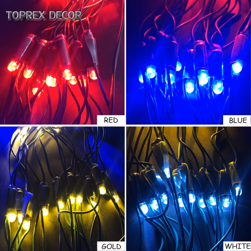 Customizable Cool Decoration Ideas Outdoor Ornaments Lighting IP65 High Brightness RGB Net Christmas Tree Lights with CE&RoHS