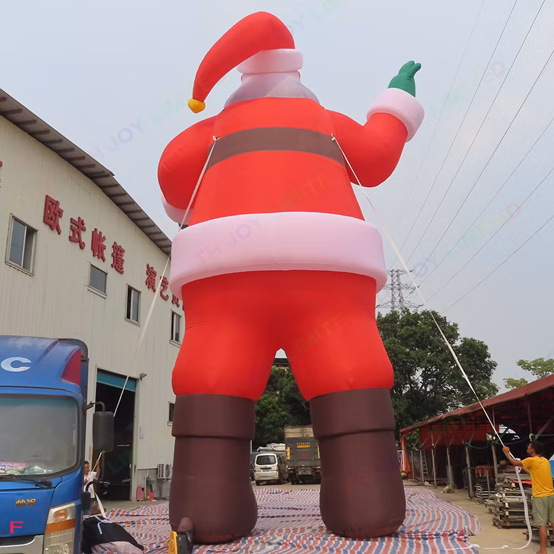 12m 40FT Tall Giant Inflatable Santa Claus for Christmas Holiday Decoration