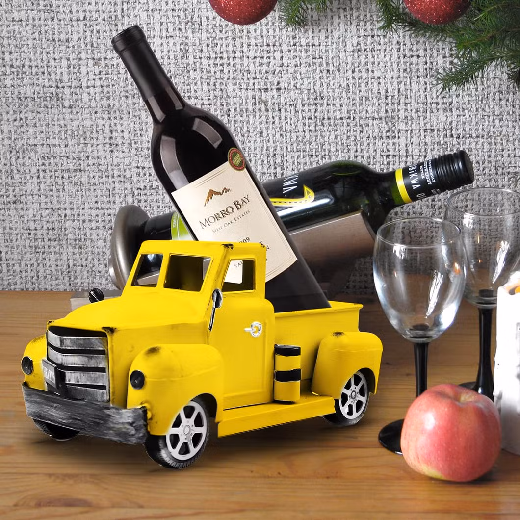 Christmas Ornament Decor Supplies Metal Vintage Red Truck Christmas Decoration