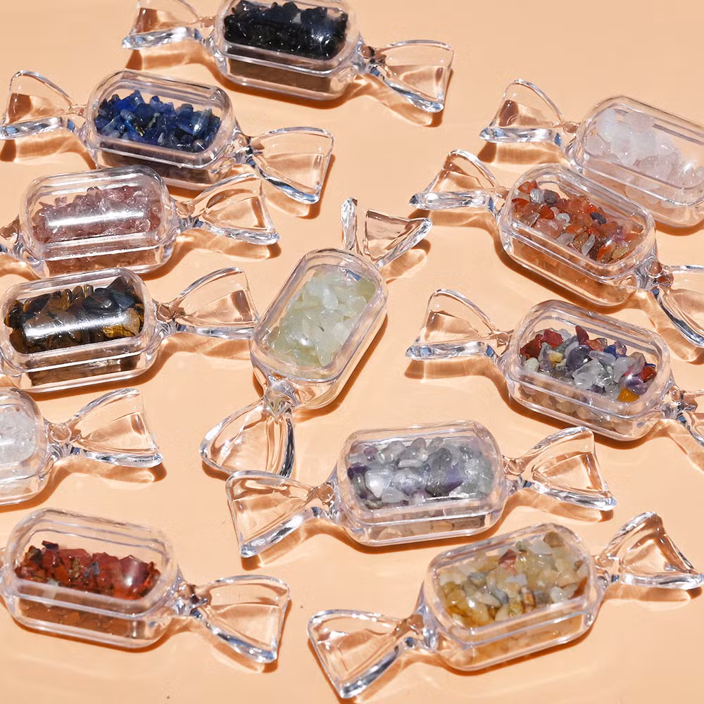 Gemstone Jewelry Stone Ornament Chips Beads Christmas Candy Gifts Decorations