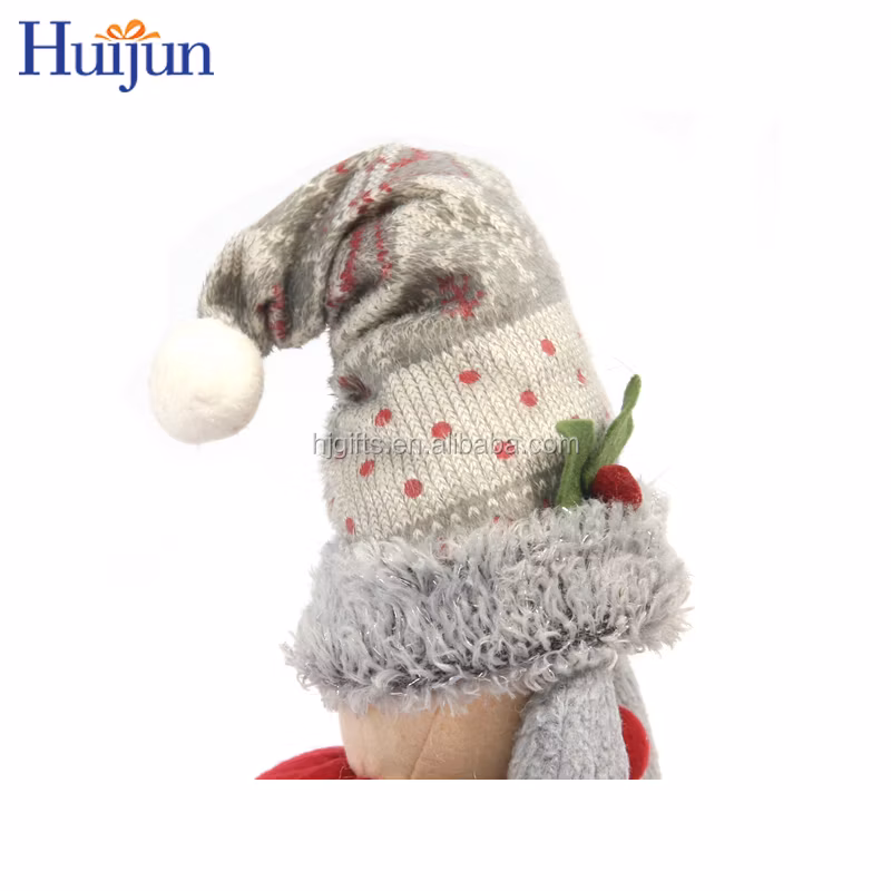 Custom 18 Inch Sitting Santa Claus Christmas Decoration Xmas Gift Christmas Doll