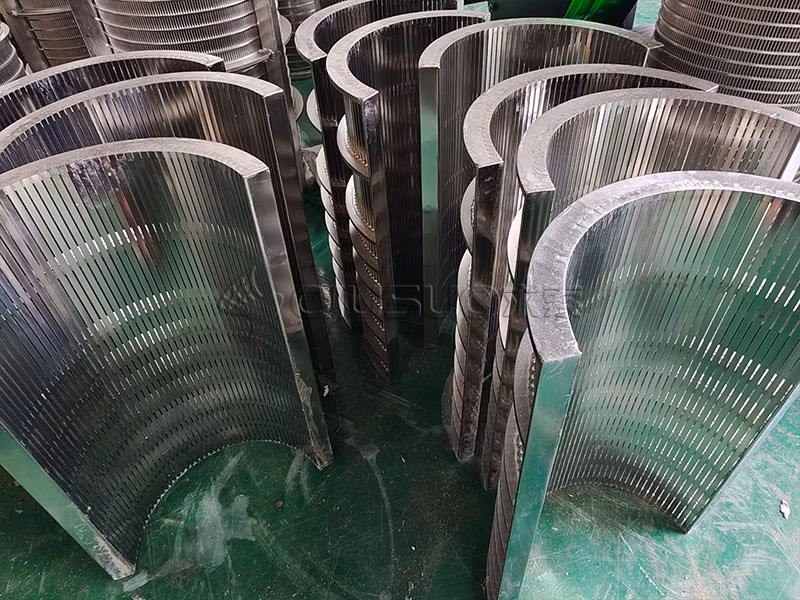 SS304 Dsm Johnson Wedge Wire Screen Plates with 0.17mm Screen Slot
