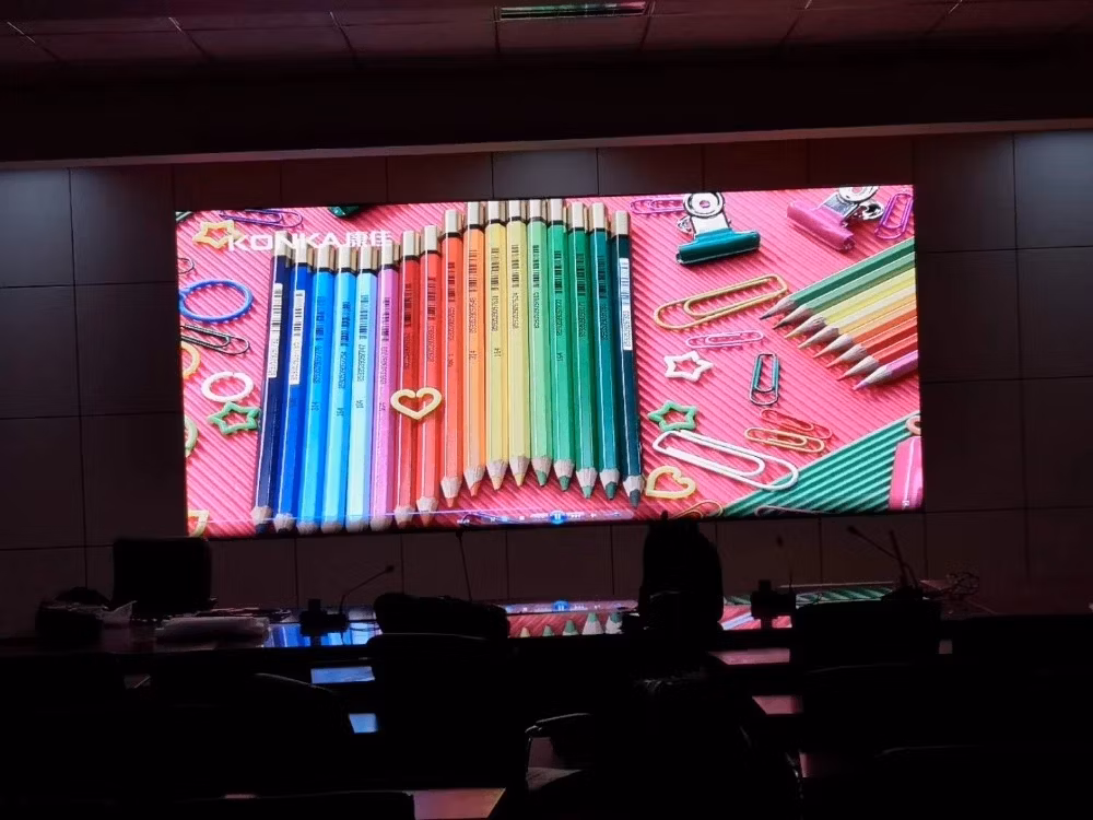 2023 New HD 4K P1.56mm Front Service 600X337mm Indoor LED Display Screen