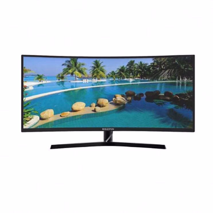 Big Screen 3440*1440 Curved Frameless Desktop Wide 4K 34 Inch LCD Computer Monitor Gaming Computer PC Monitor 34 Inch