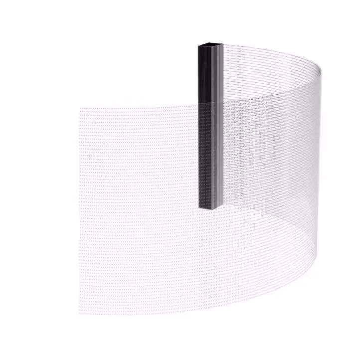 P4 P6 P8 P10 Adhesive Thin Film Display and Light Back LED Flexible Transparent Film Display Screen for Glass Advertising Screen