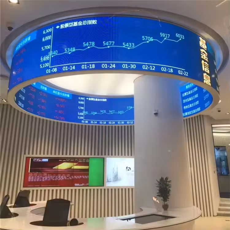 Light Weight Portable Module Curved Anti-Collision LED Panel Commercial Flexible LED Screen