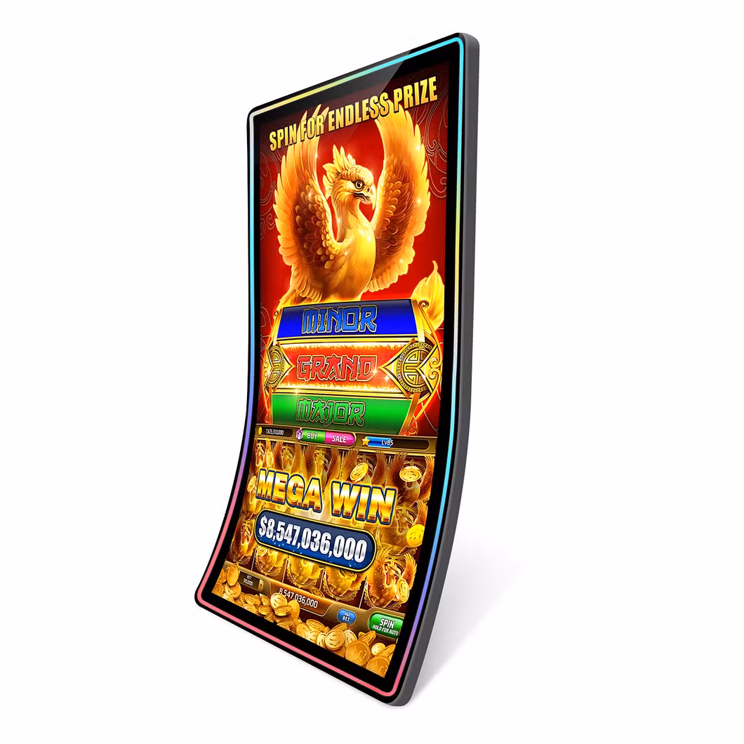 2025 New 32 Inch C-Shape Curved Touchscreen Monitor for Gaming&Casino Slot Machines