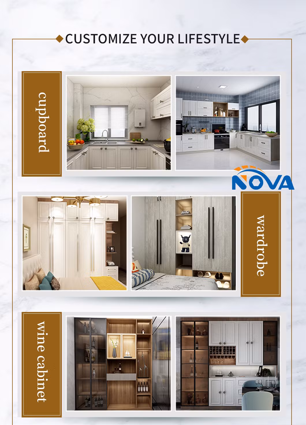 Whole House Custom Made Furniture Modern Bedroom Wardrobes Whole House Customization High Quality Closet