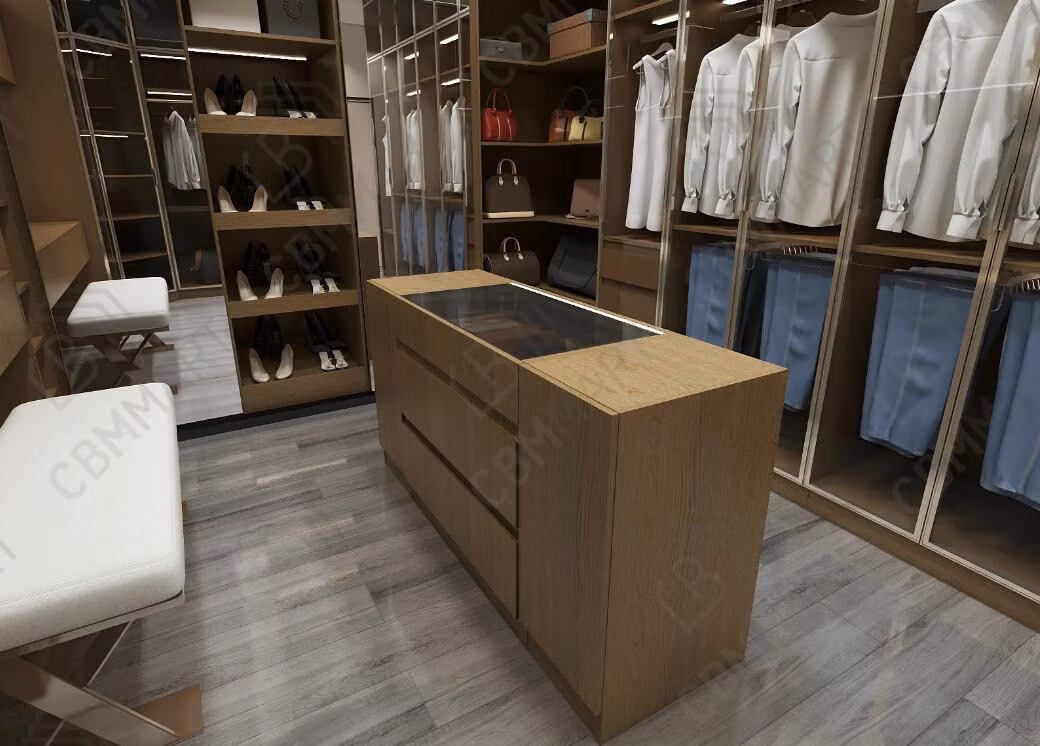 Cbmmart Modern Clothes Storage Cabinets Set Bedroom Furniture Organizer Wardrobe Walk in Closet