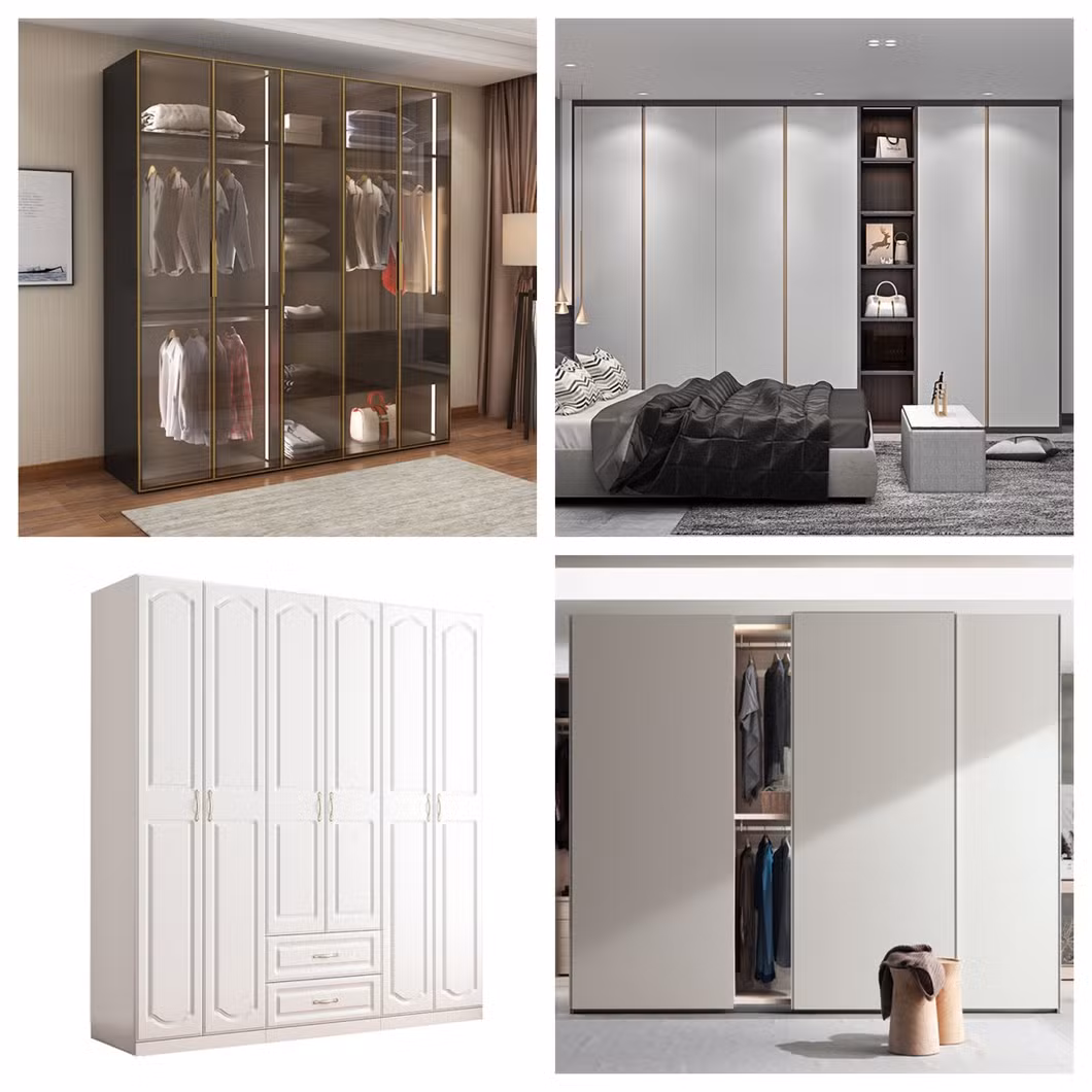 Ace The Cheapest Transparent Sliding Fitting Factory Direct Supply Cloth Cupboard Wardrobe