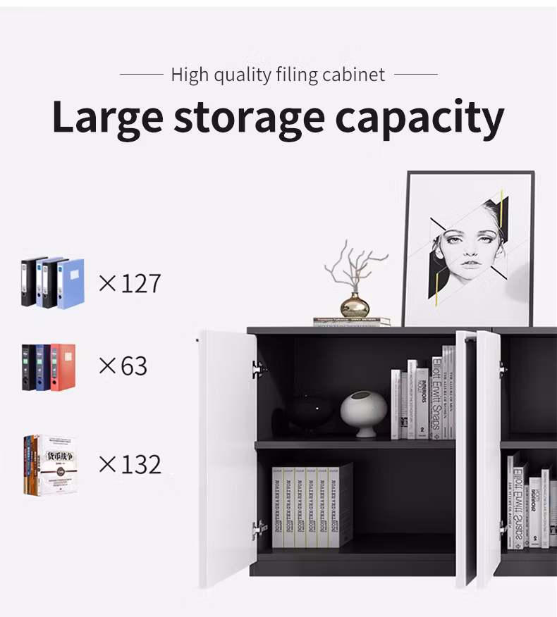 New Style White Handle Storage Wooden Furniture Kitchen Cabinet Liquor Cabinet for Dining Room