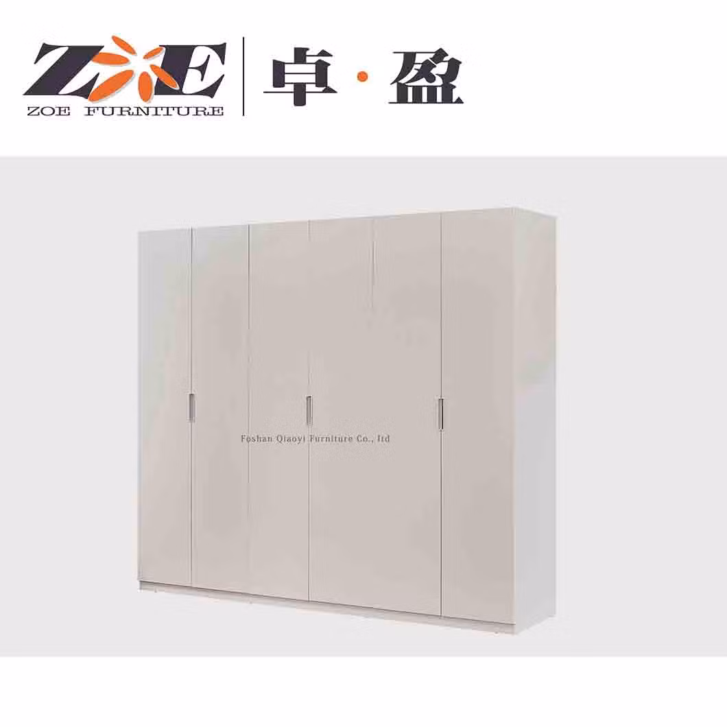 Modern Space Saving Clothes Storage Sliding Door Bedroom Furniture Wooden Wall Wardrobe