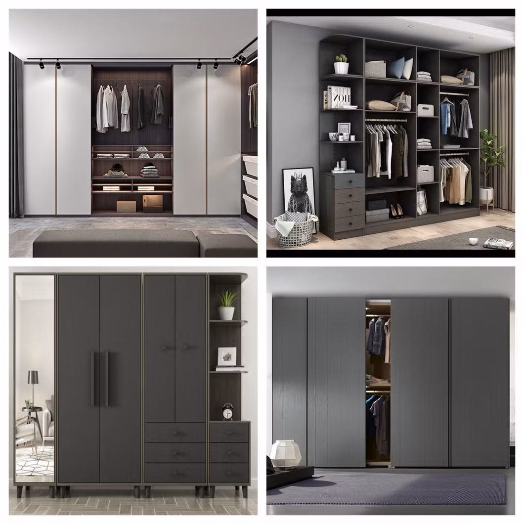 Ace The Cheapest Transparent Sliding Fitting Factory Direct Supply Cloth Cupboard Wardrobe