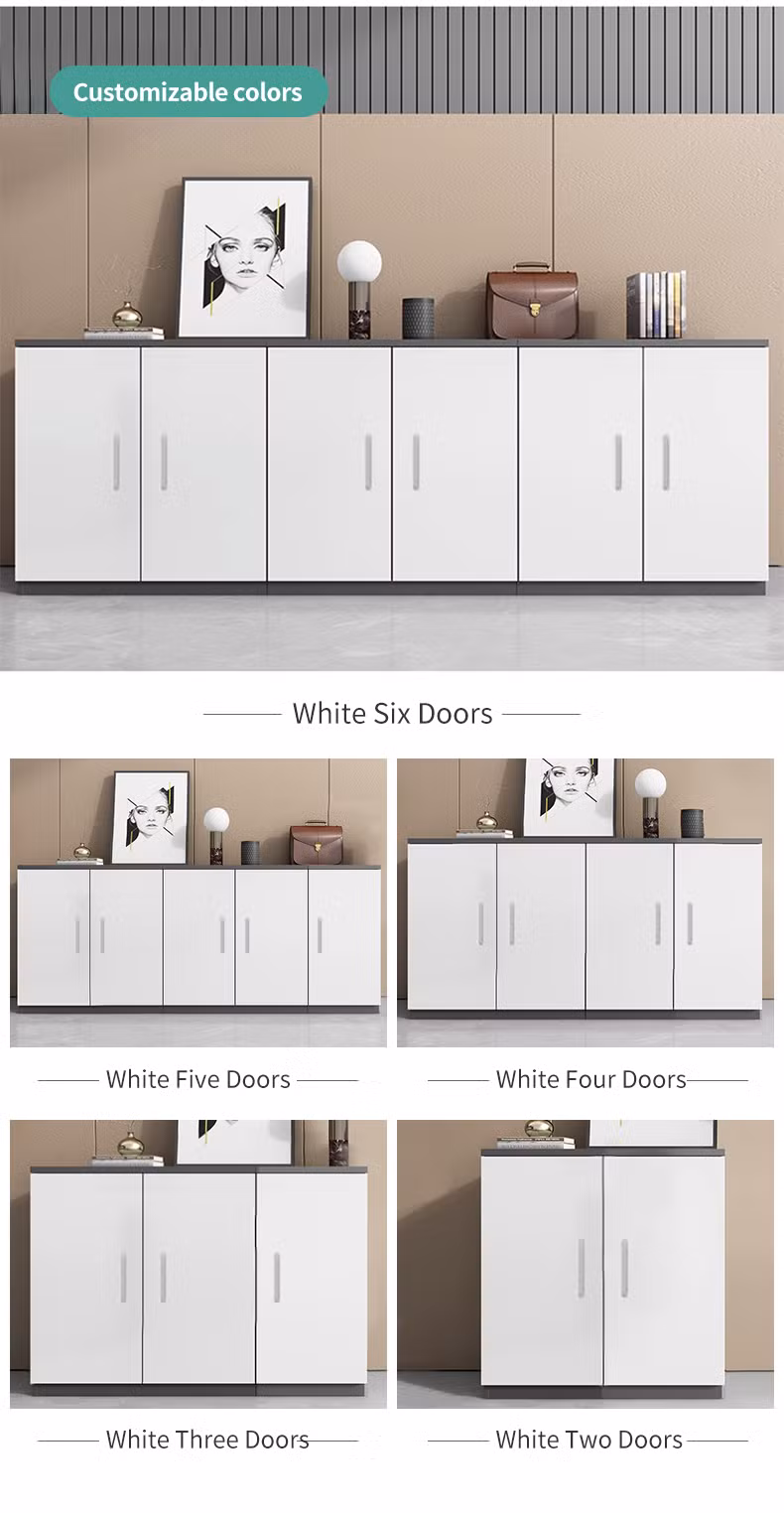 New Style White Handle Storage Wooden Furniture Kitchen Cabinet Liquor Cabinet for Dining Room