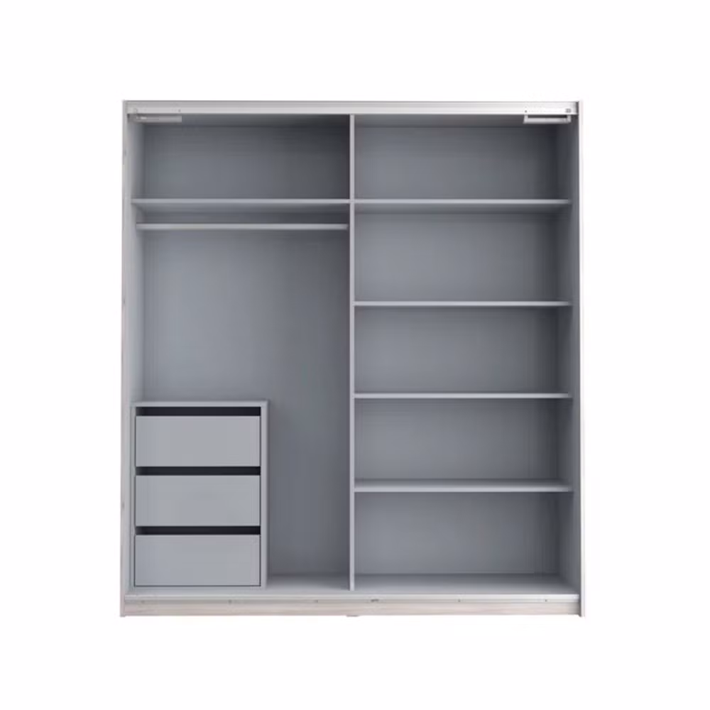 Bedroom Home Furniture White Wooden Armoire Living Room Wardrobe