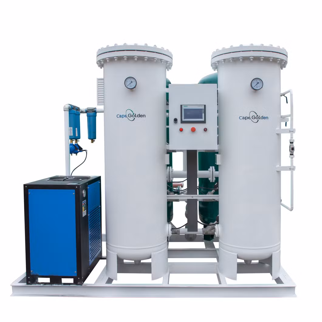 High Purity 99.5% Industrial Cutting Welding Medical Psa Oxygen Generator Filling Systems Container Plant Pressurization to 200 Bar