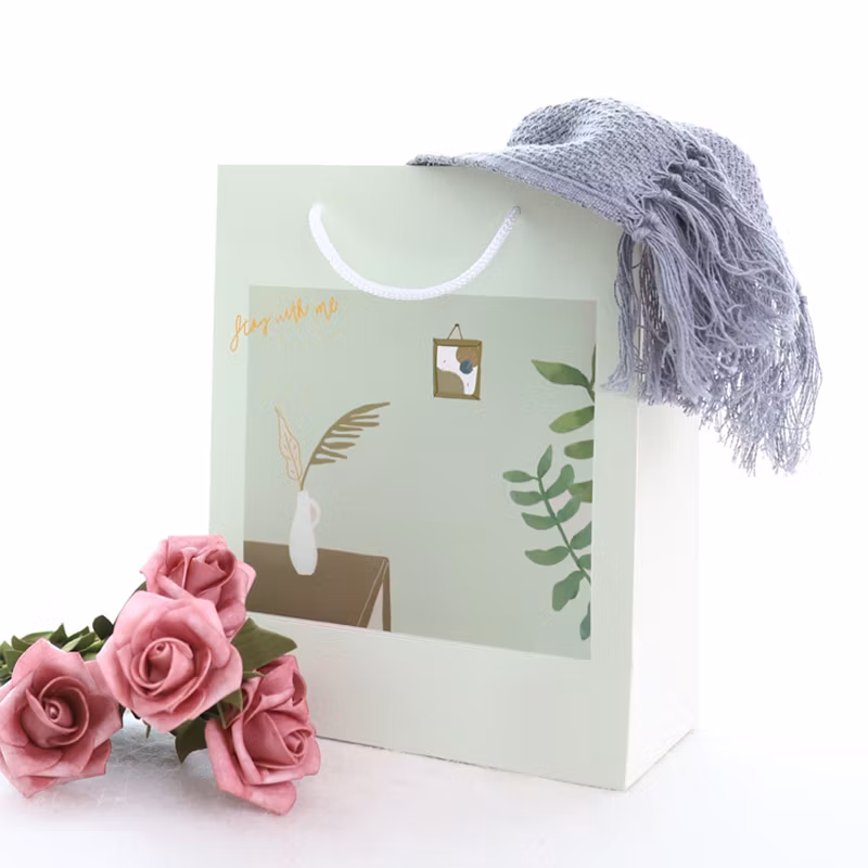 Wholesale Custom Design Simple Shopping Paper Bag Printing Service